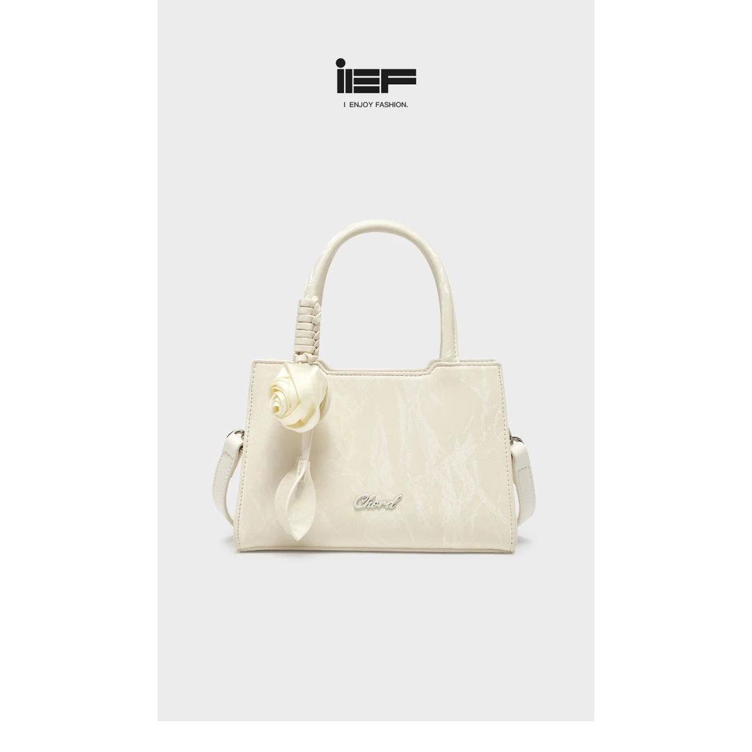 IEF/爱依服2025春季新款法式名媛淑女气质通勤百搭手提小号托特包