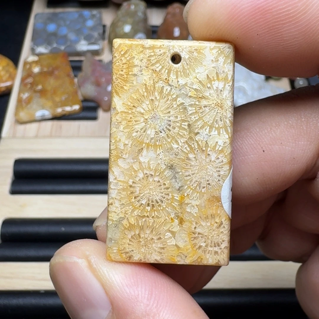 未镶嵌纯天然色有机玉石保真色硅化玉