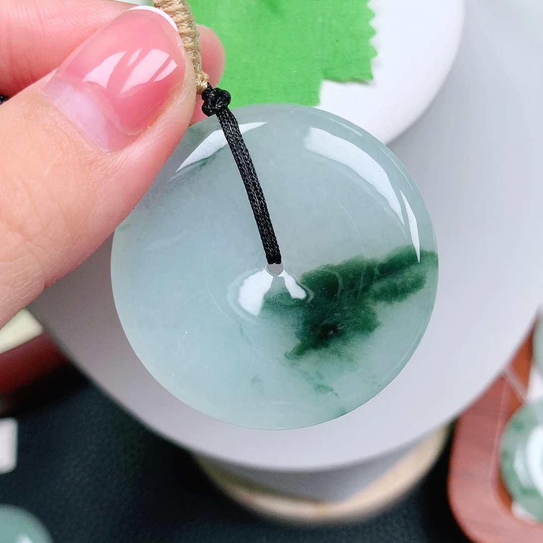 翡翠未镶嵌颈饰39-5.7