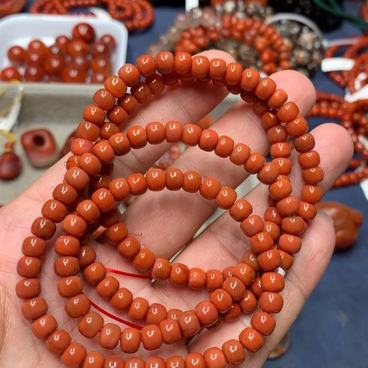 未镶嵌手串南红玛瑙6m m
