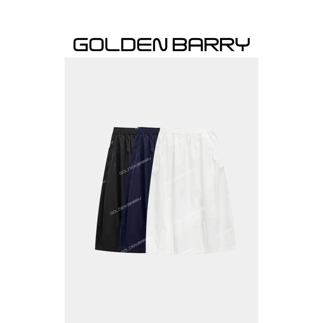 GOLDENBARRY|311283百搭纯色简约茧型花苞“呼吸气球”裙