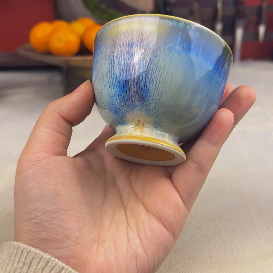 杯纯手工柴烧主人杯