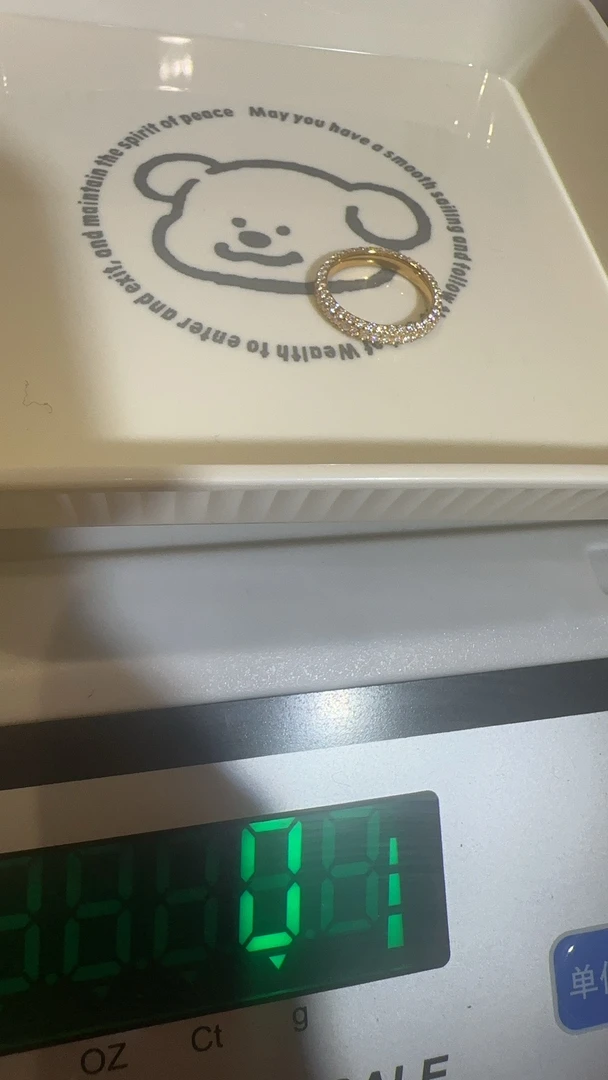 足金精品工艺戒指