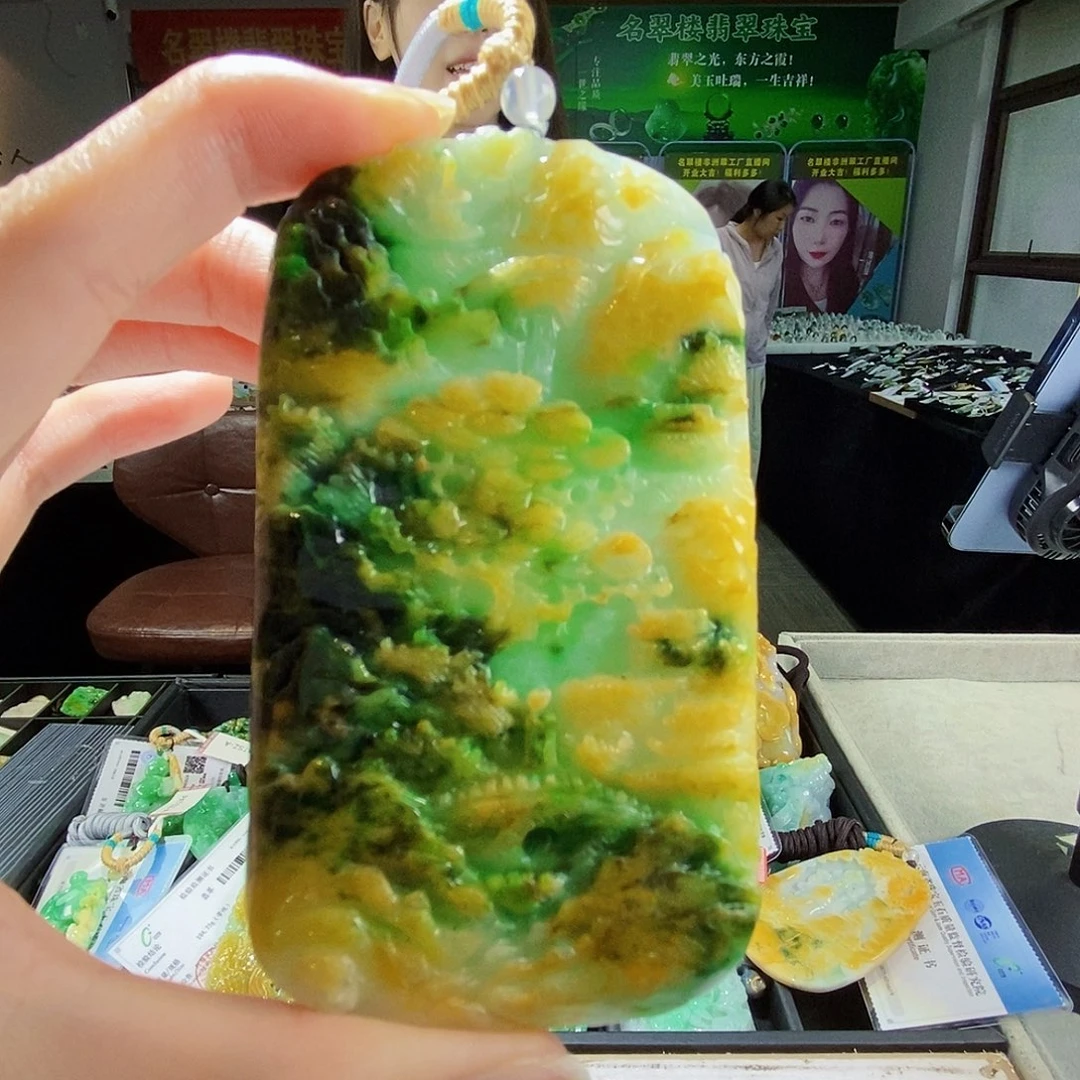 颈饰未镶嵌翡翠翡翠