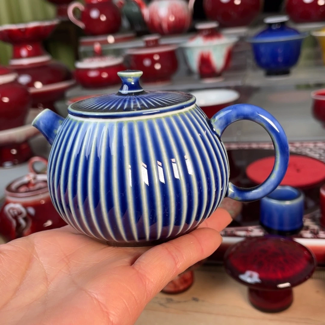 景德镇原矿釉郎蓝