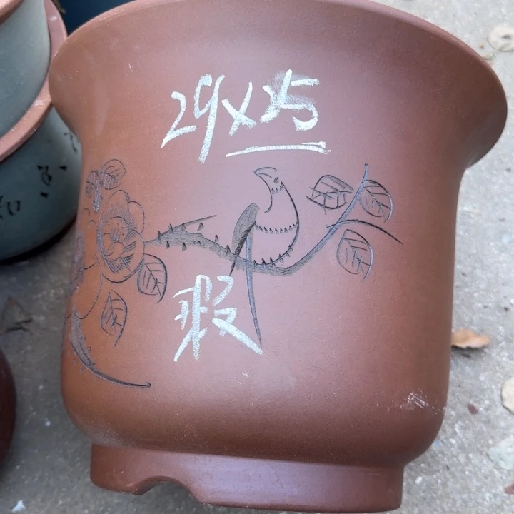 紫砂花盆特价清仓