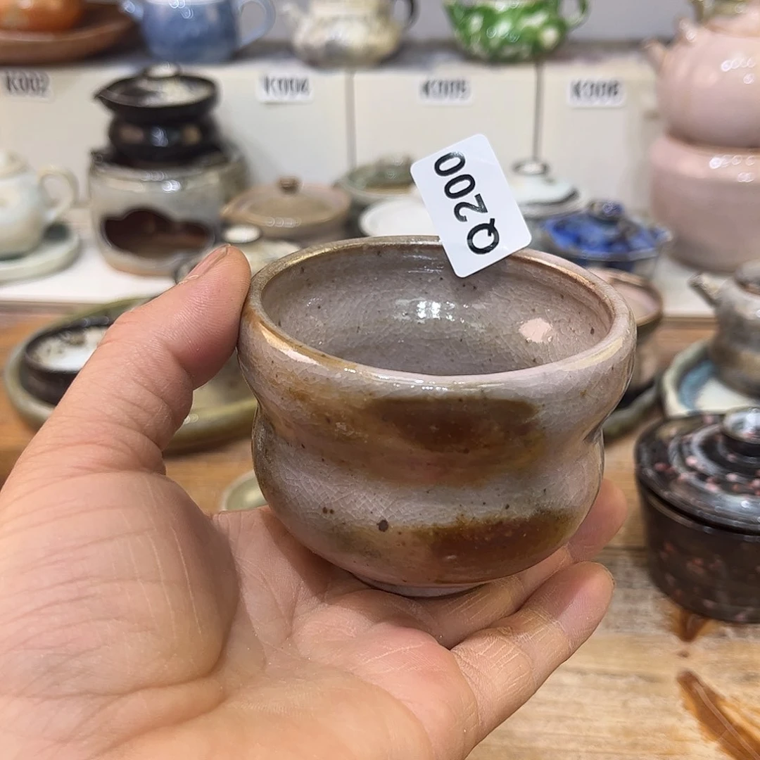 白泥茶杯陶瓷艺术品