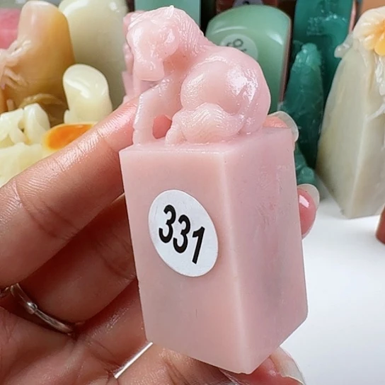 寿山石印石「***」印石章料……..