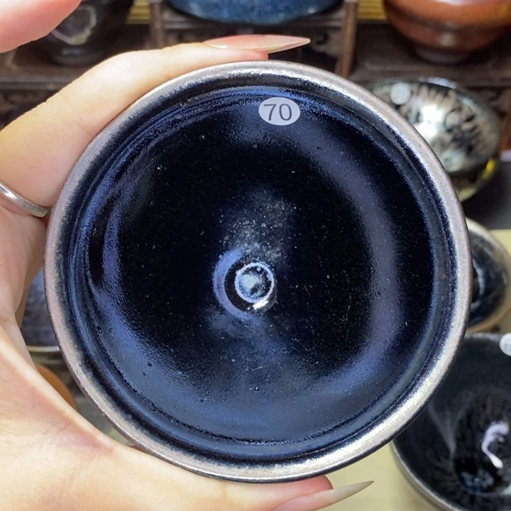 茶盏建窑建盏主人杯微瑕