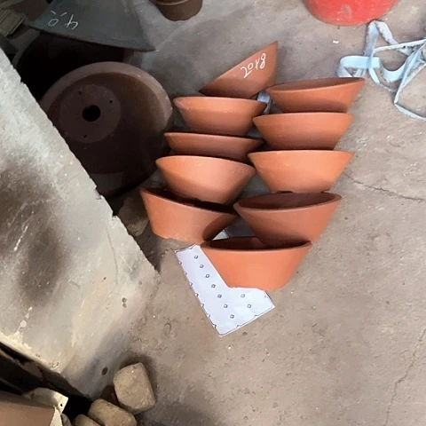 紫砂花盆小斗碗皮盆一只