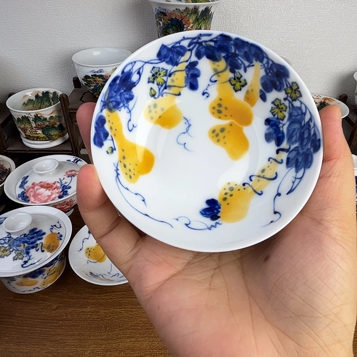 忠意堂釉下彩葫芦