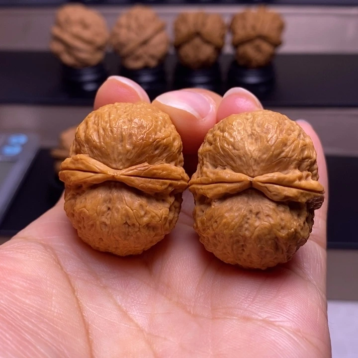 文玩核桃把件玉面鹦鹉19