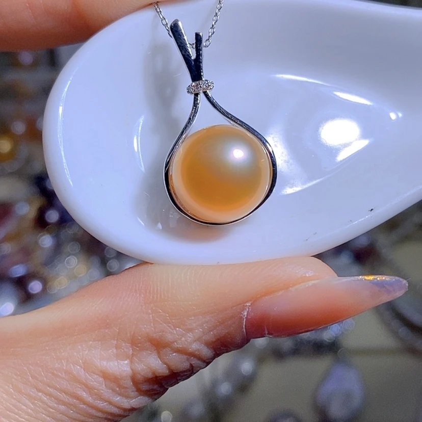 【闪购商品】淡水珍珠吊坠合金