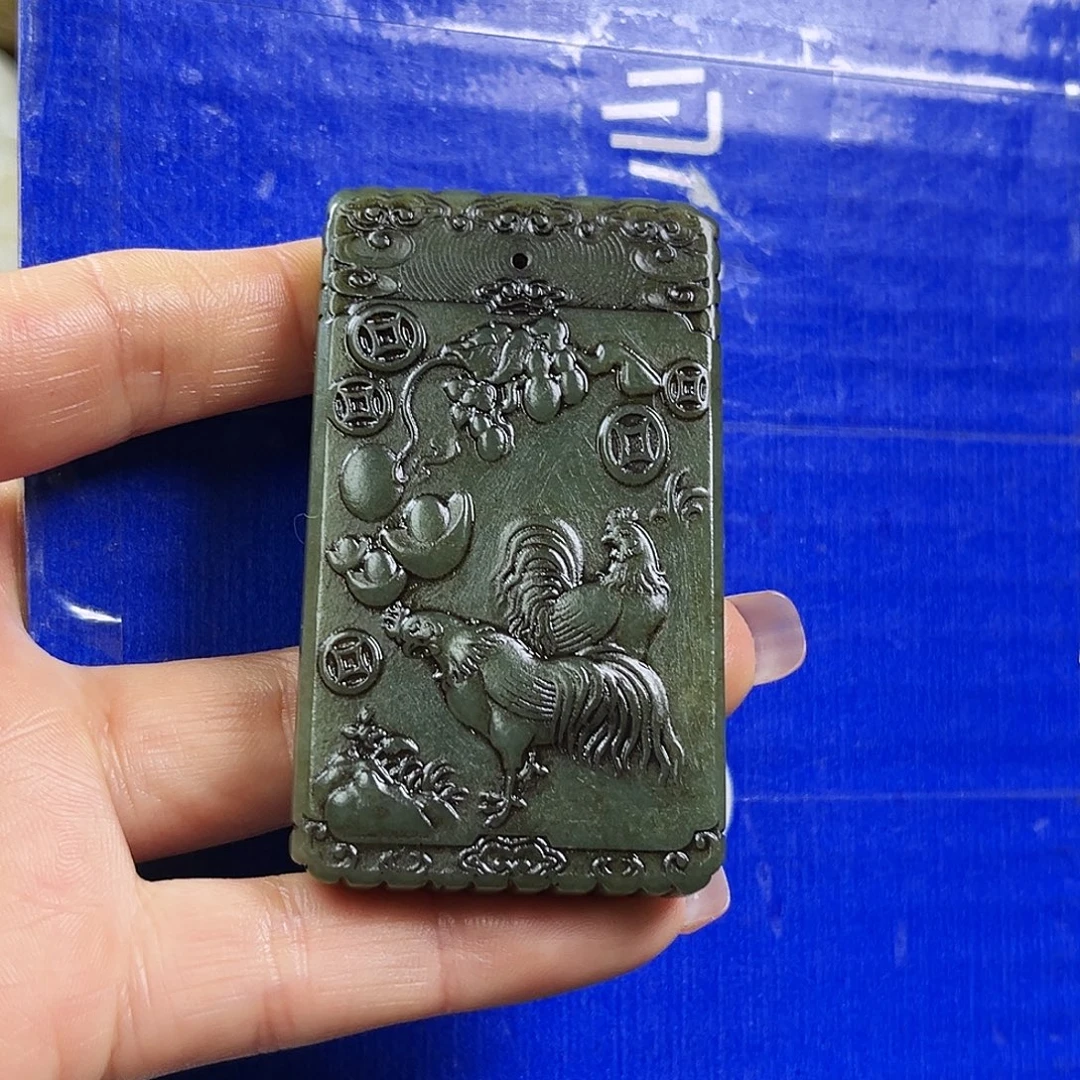 好****和田玉未镶嵌挂件