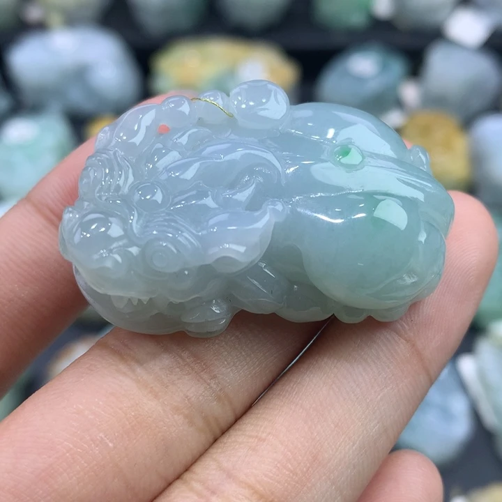 翡翠未镶嵌颈饰天然缅甸翡翠