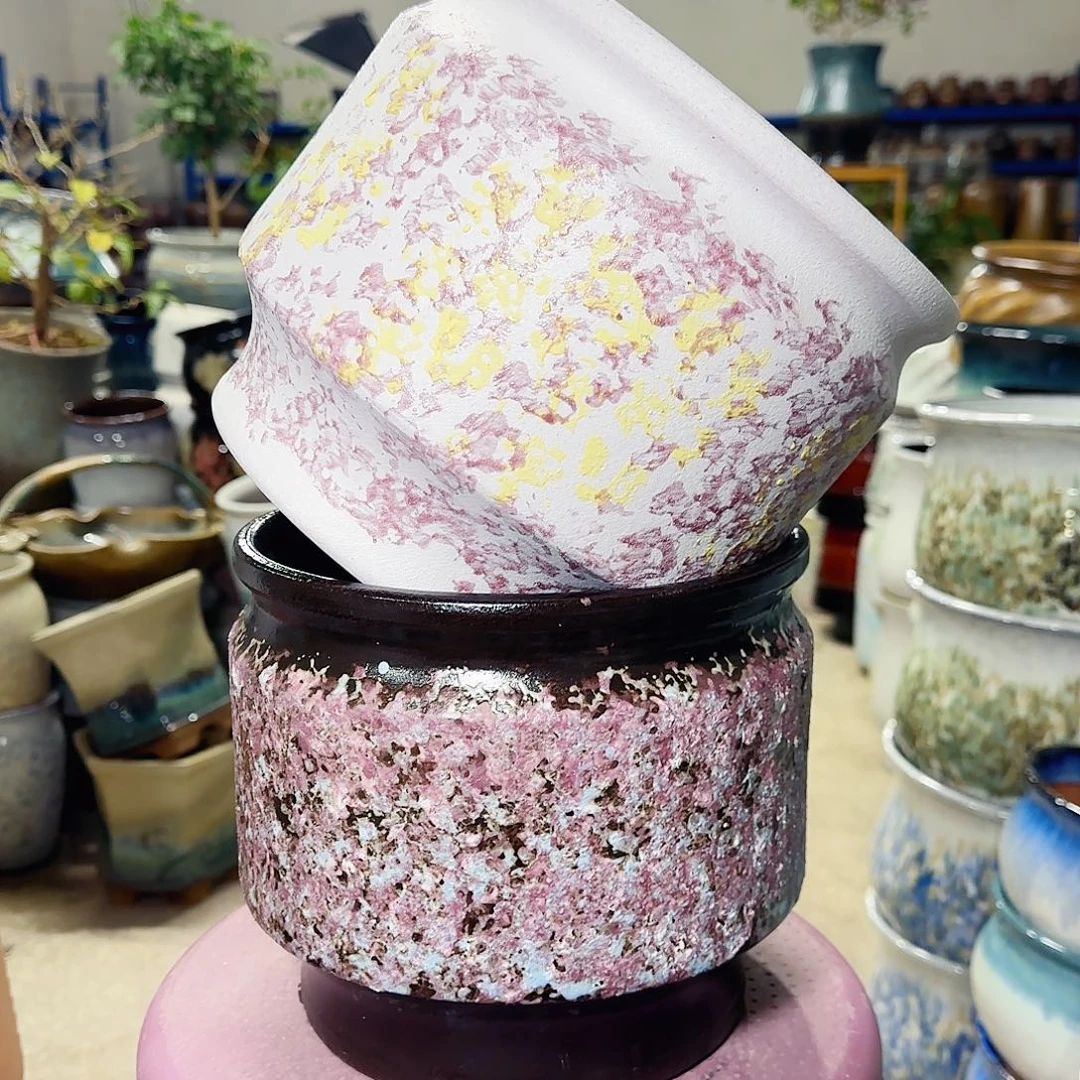 花盆紫砂高19口21