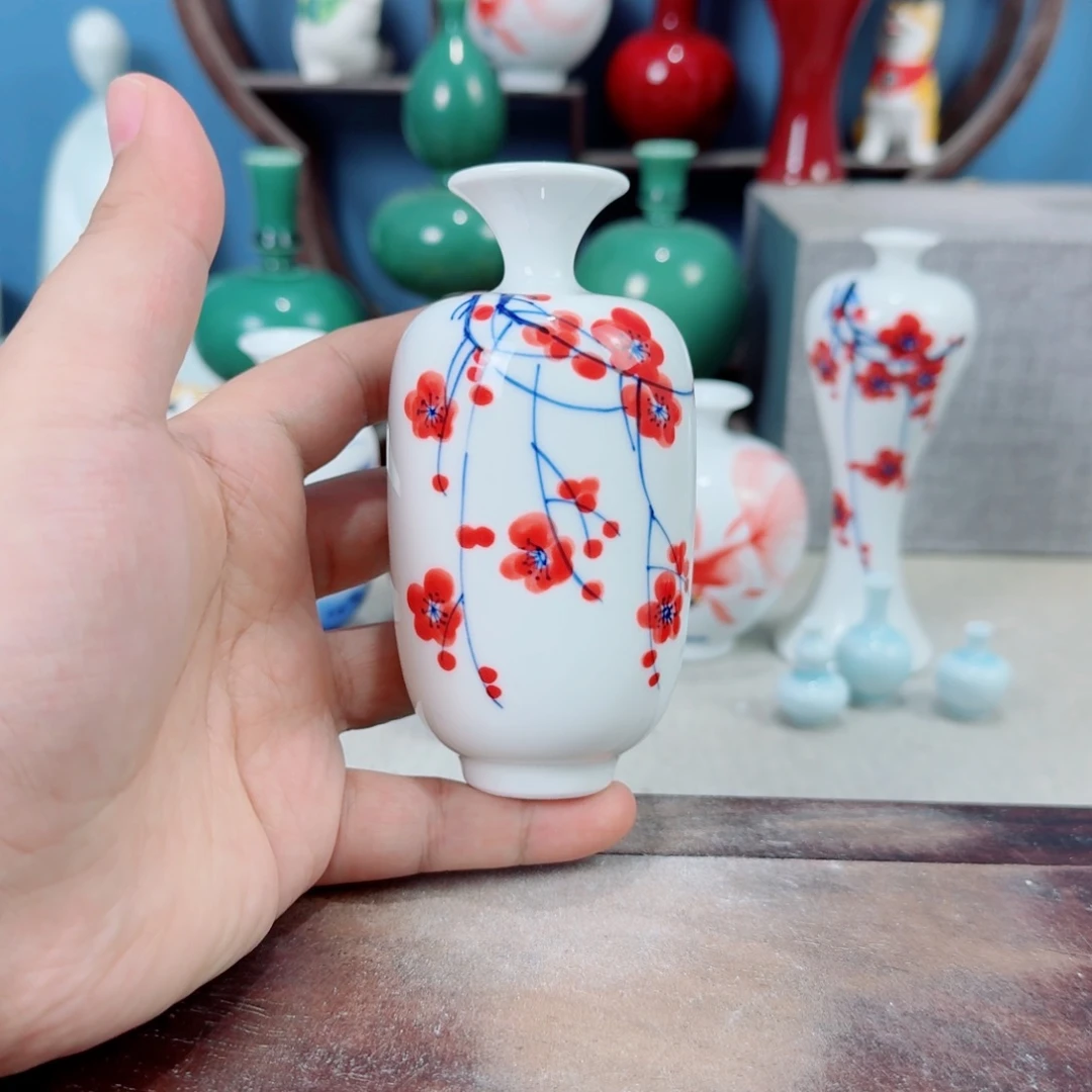 陶瓷手工小花器摆件