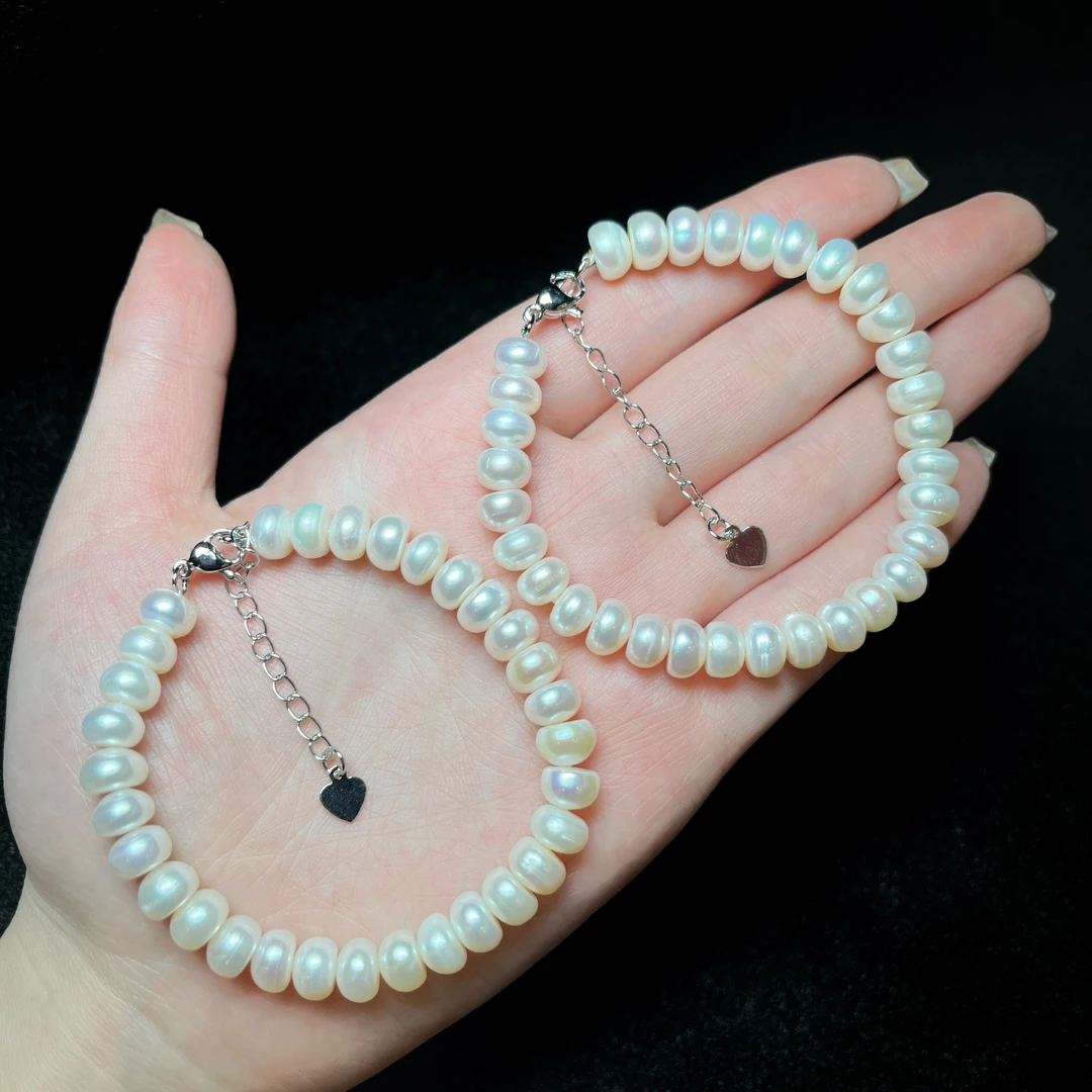 【云上好物】19 DS81077-淡水珍珠手链-7mm+多样性发一件（JG）