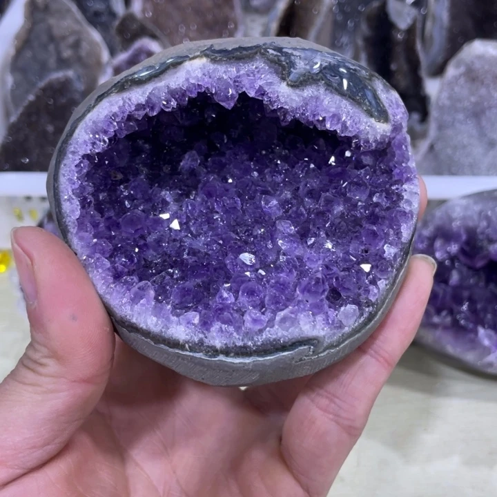 紫晶钱袋子未镶嵌