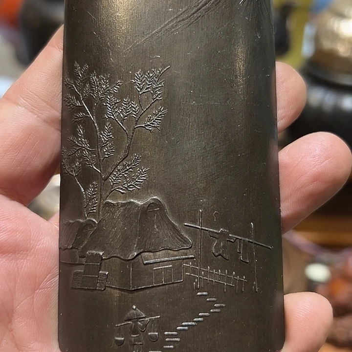 锡中古工艺品摆件