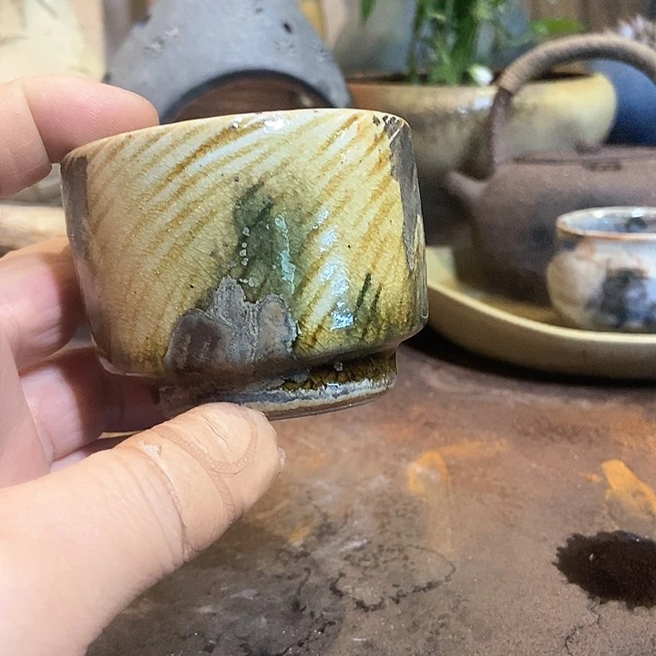盘手工高温原矿窑变