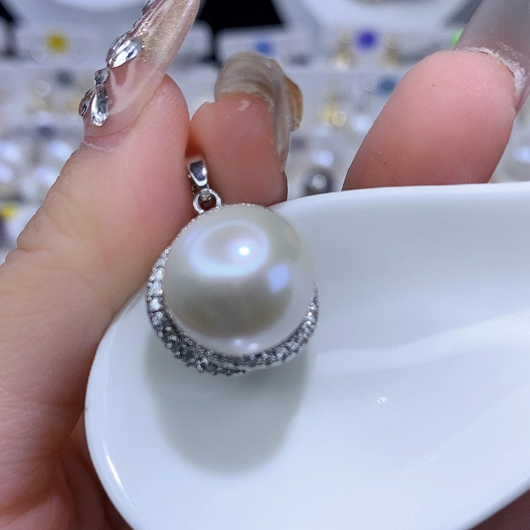 颈饰合金淡水珍珠
