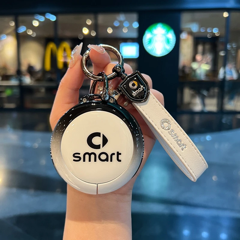 适用新奔驰smart精灵一号钥匙套3号1号新款斯马特巴博斯por+包壳