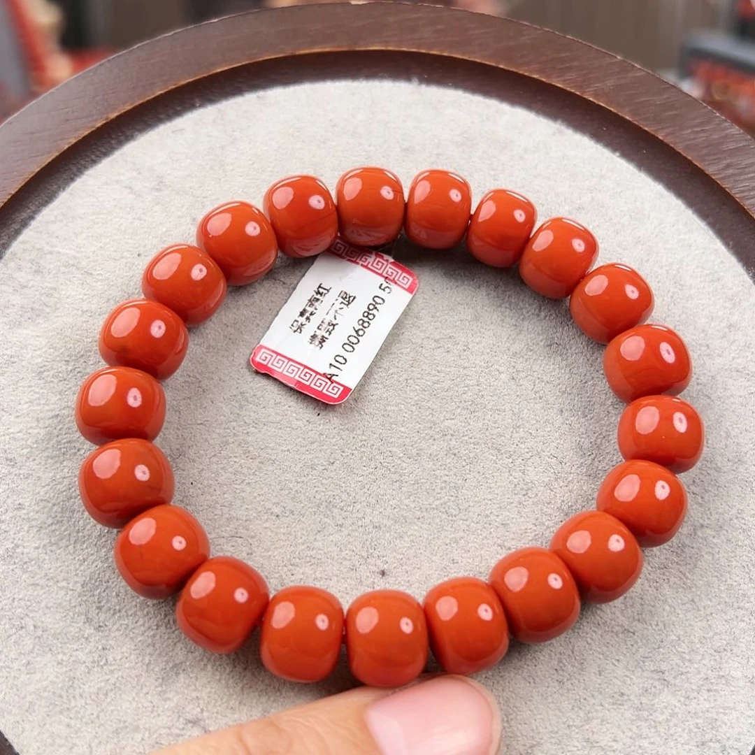 南红玛瑙手串未镶嵌