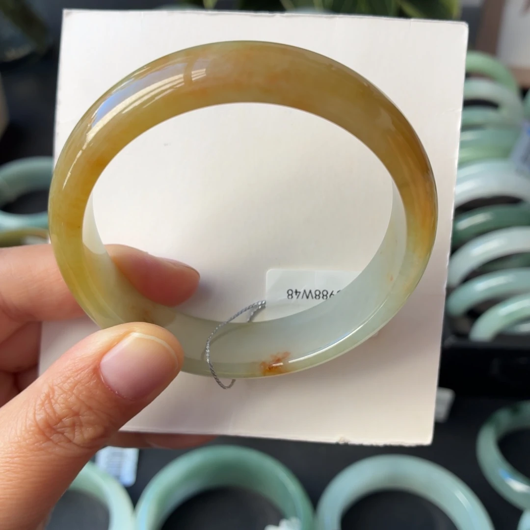 翡翠未镶嵌手镯天然