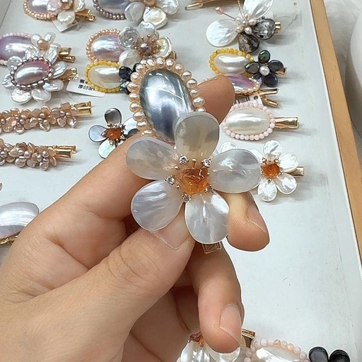 未镶嵌发饰淡水珍珠