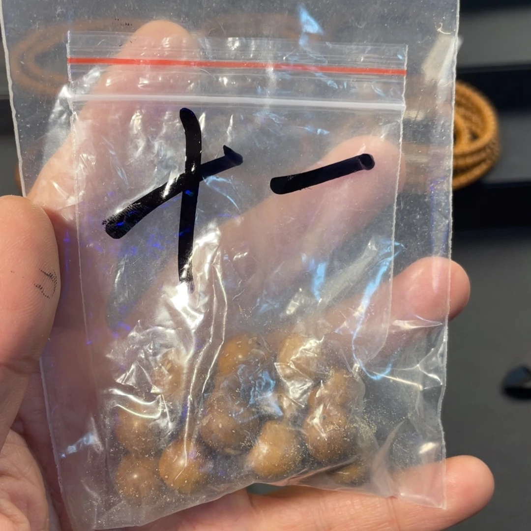 十***一手串紫金鼠紫金鼠实心散珠