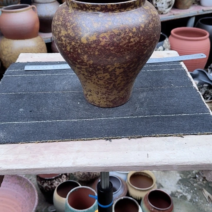 紫砂花盆高度25口径15