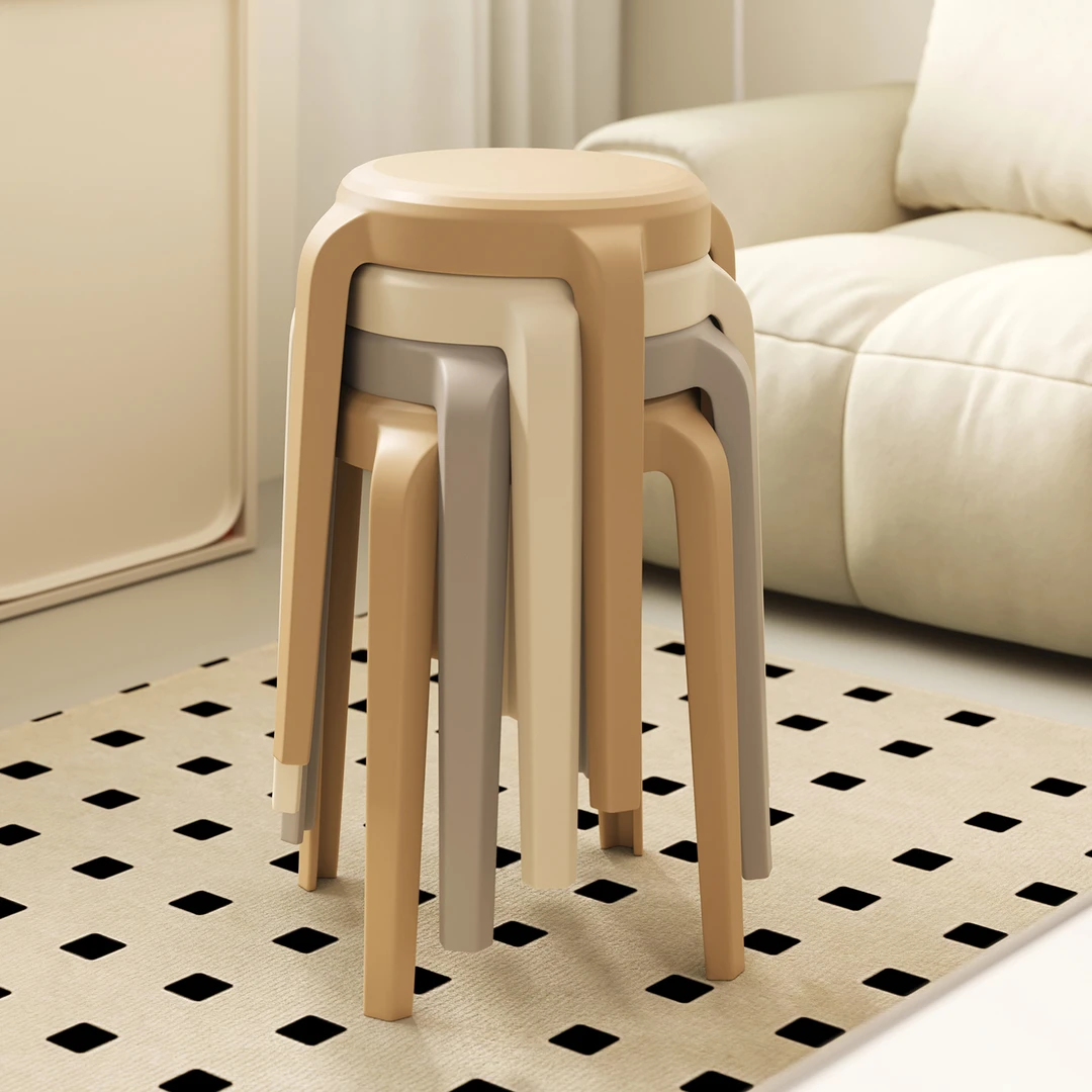 塑料凳子家用加厚可叠放  赠送福利品