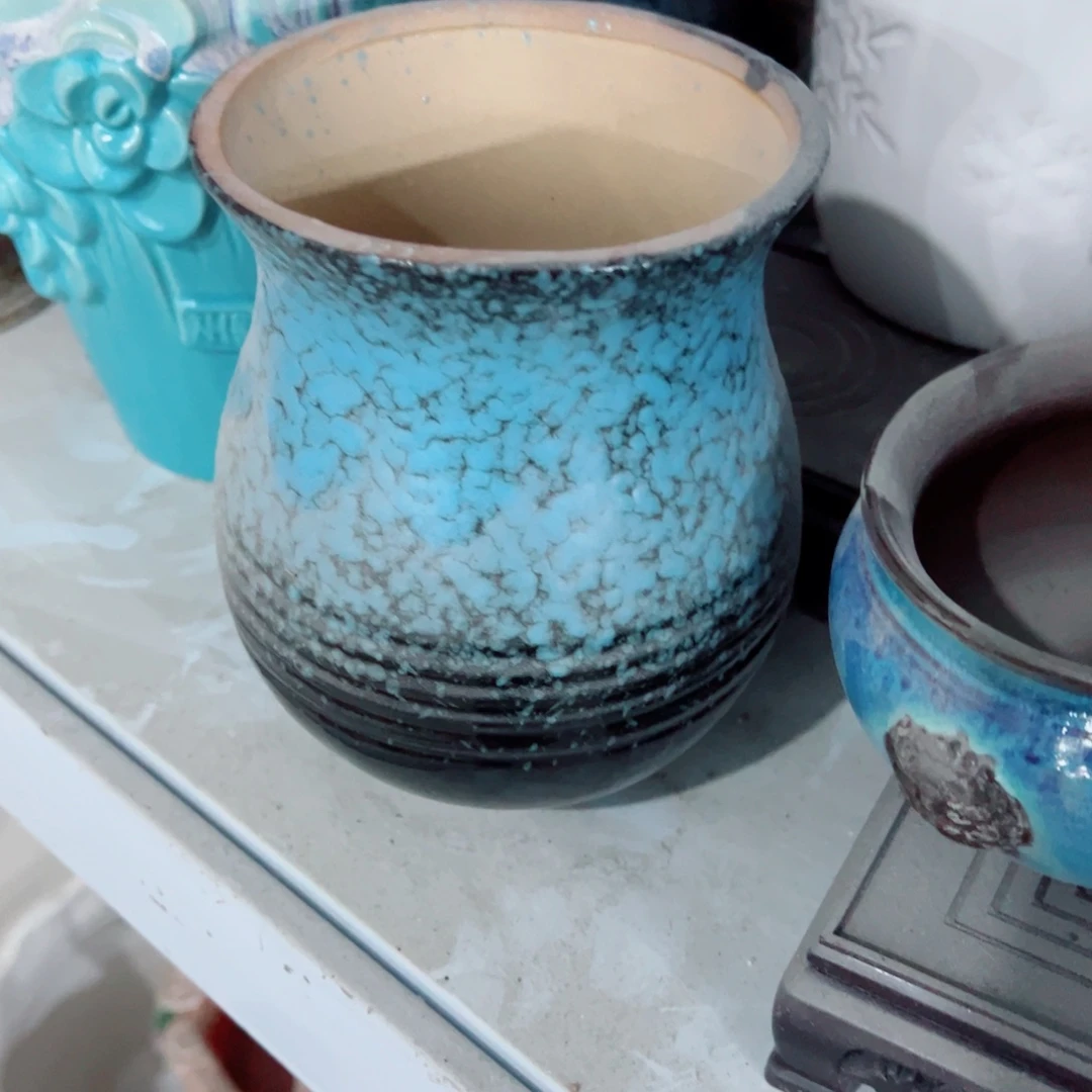 有孔，陶瓷花盆满10米包邮发货