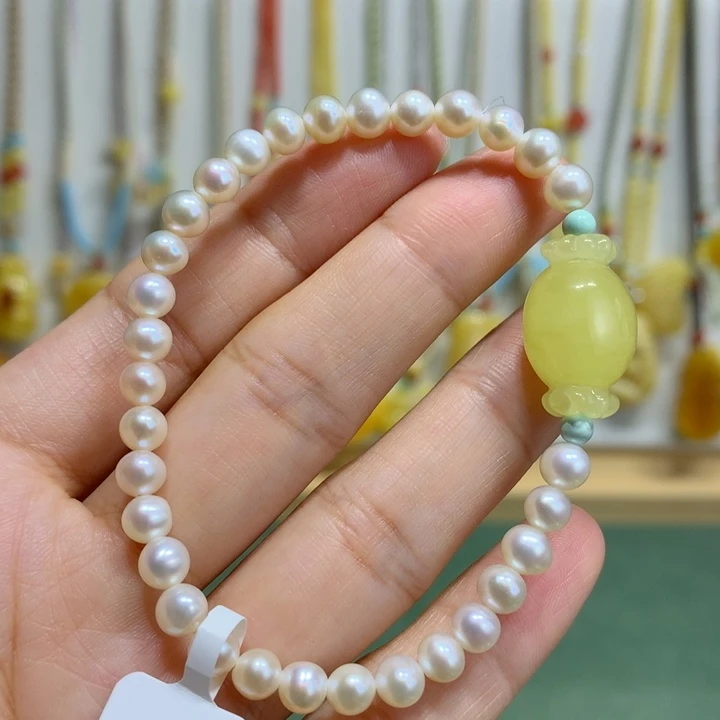 手链蜜蜡未镶嵌5.5mm