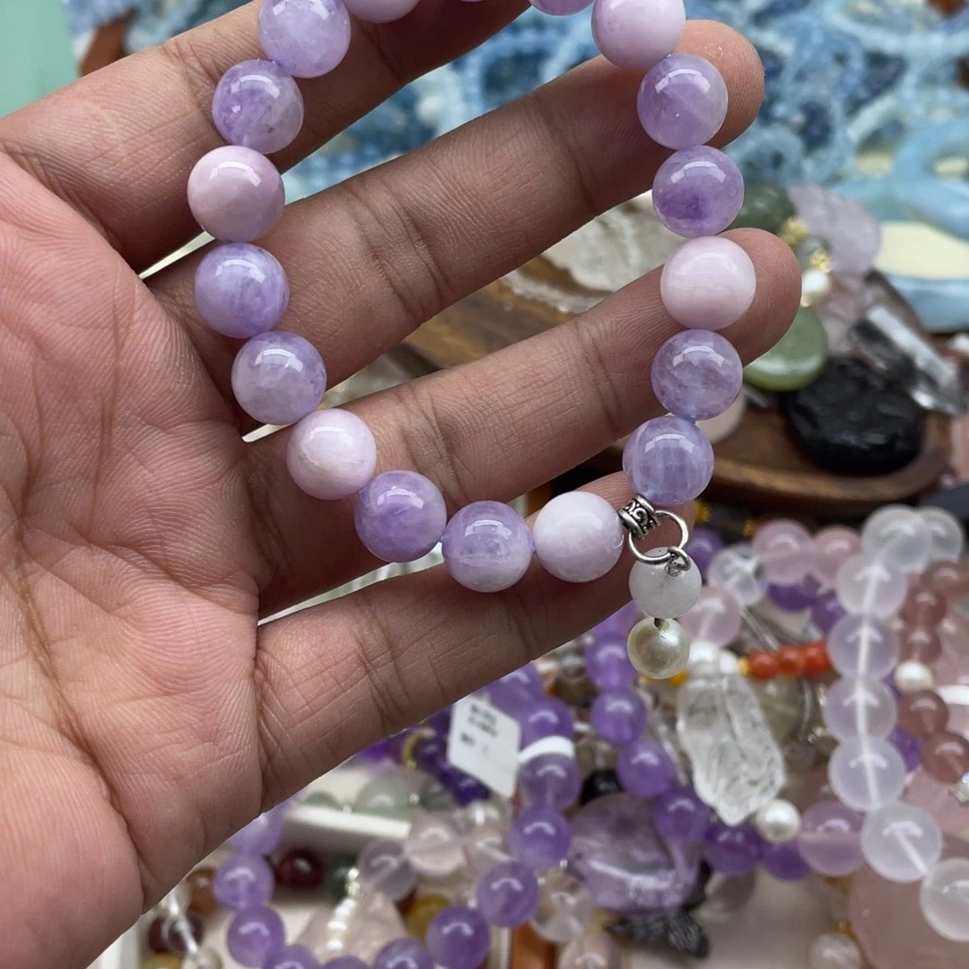 银S925镶嵌手链紫晶