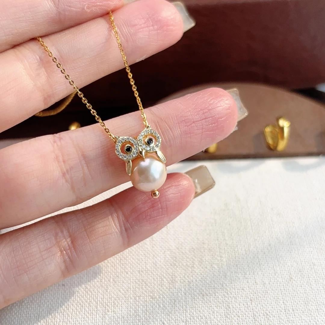 猫头鹰吊坠项链【沙曼的珍珠】气质轻奢时尚百搭小众配饰