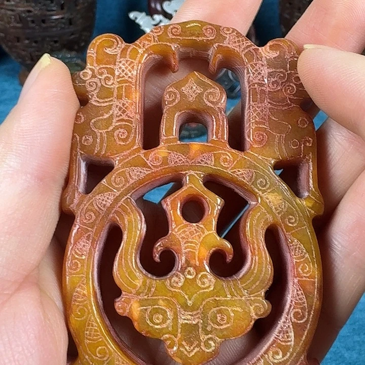 和田玉（糖玉）未镶嵌挂件