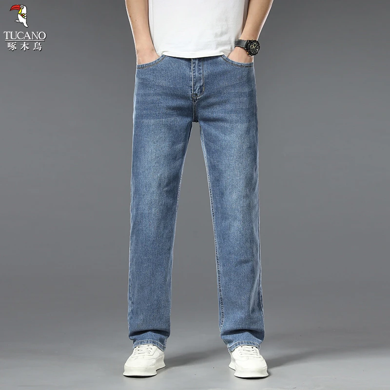 啄木鸟男式牛仔裤长裤春夏下装经典休闲复古潮流