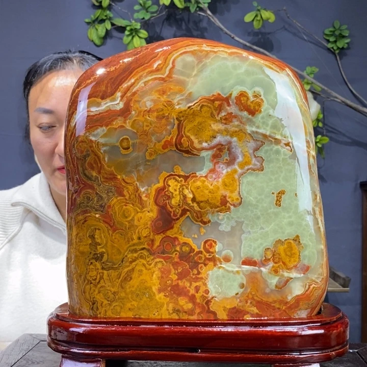 石材精品古青石摆件