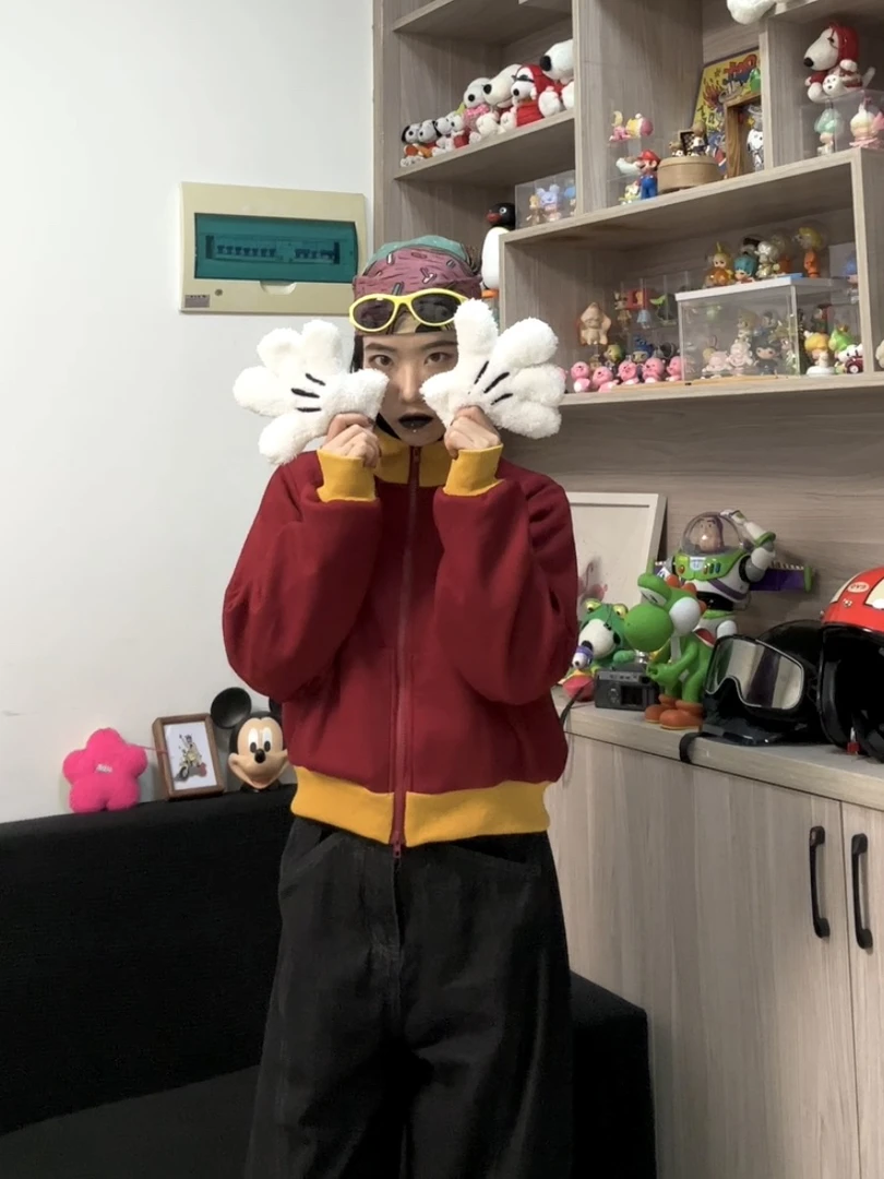 美式复古运动外套