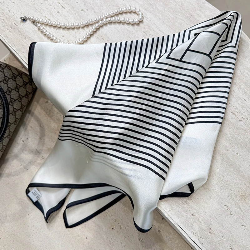 100桑蚕丝围巾丝巾百搭方巾小丝巾CYC51048