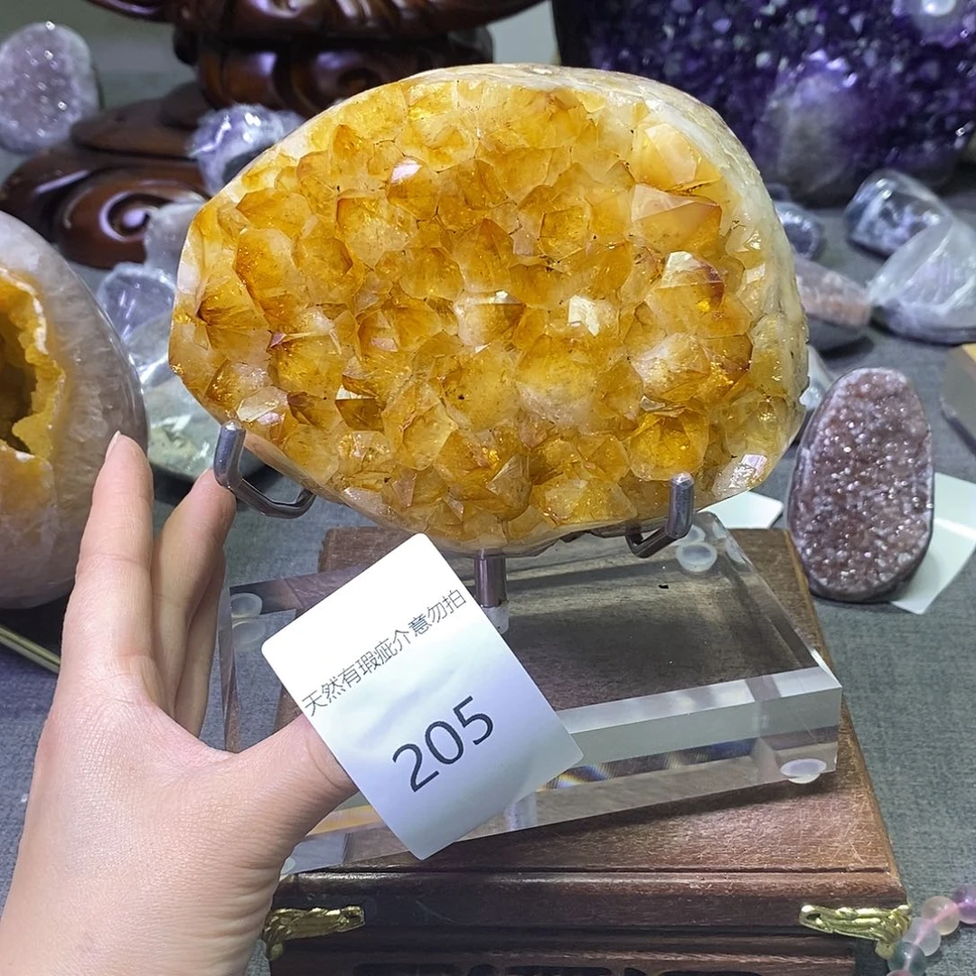 珠宝半成品未镶嵌紫晶