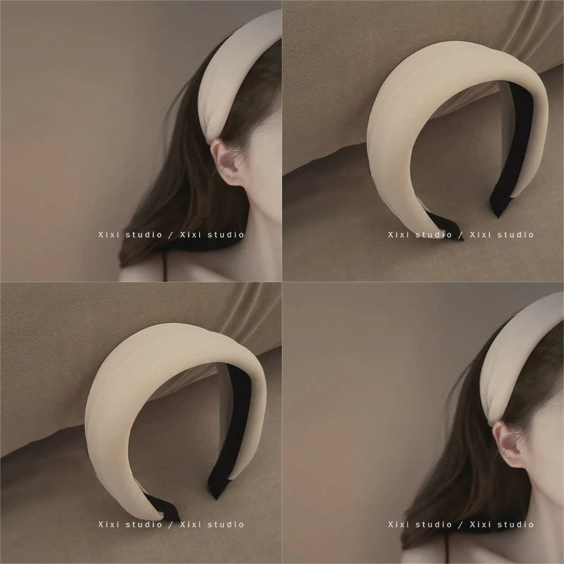 人间惊鸿客！海绵宽边发箍！洗脸束发带布艺头箍防滑发卡盘发器女