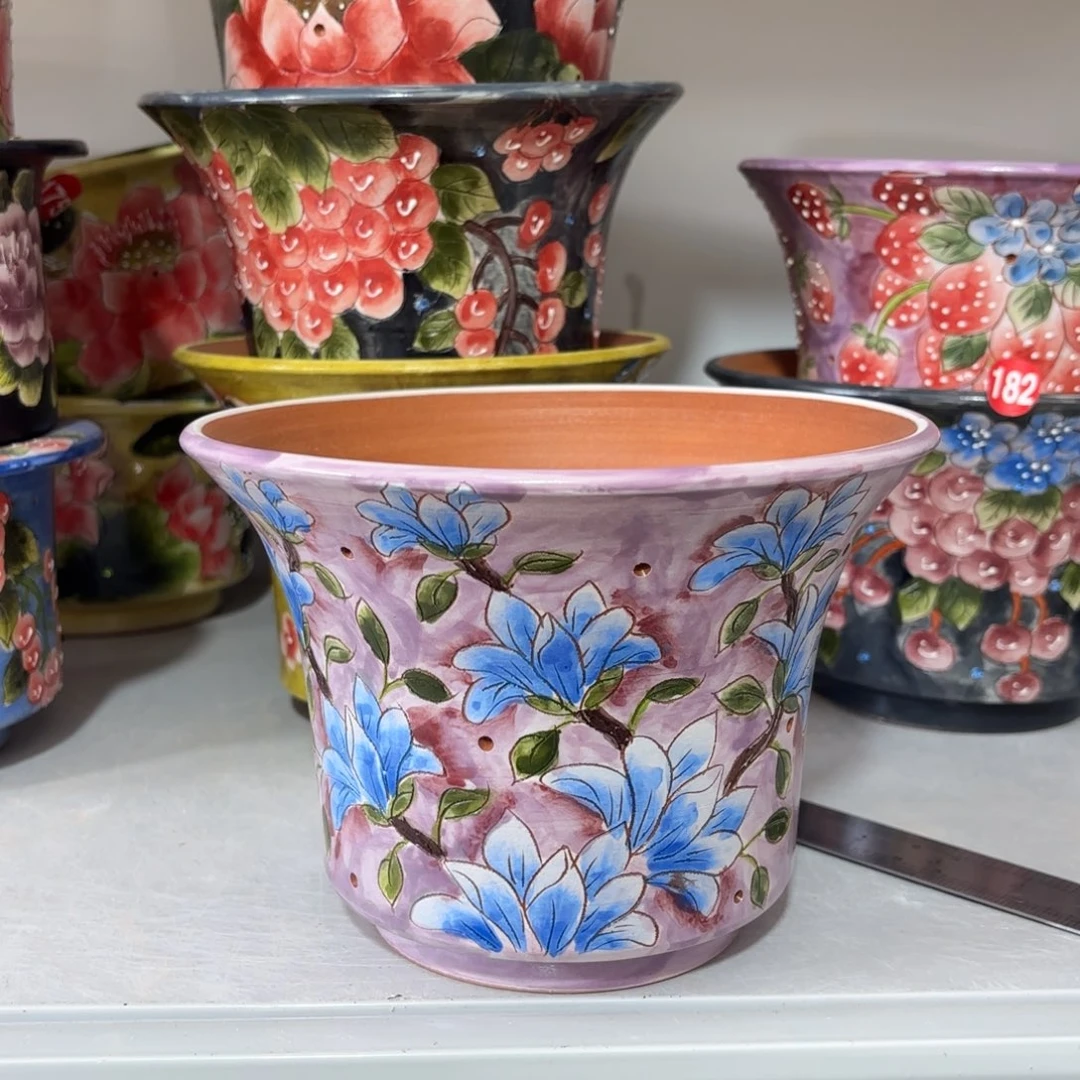 景德镇手绘花盆陶瓷18/14