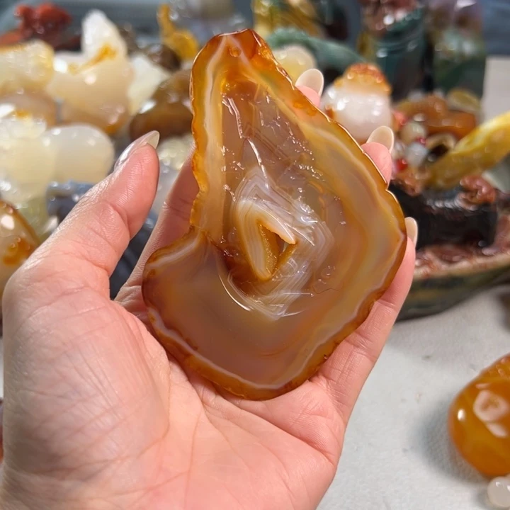 玛瑙/玉髓吊坠(不含链)未镶嵌