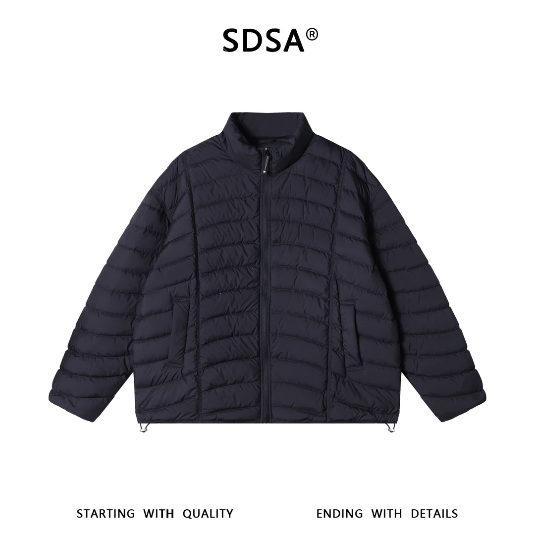 SDSA男士秋冬新款痞帅男装时尚简约排骨设计羽绒服百搭时尚显瘦