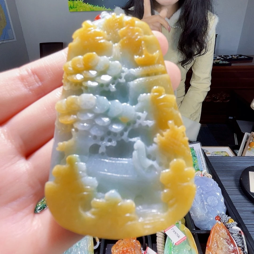 颈饰未镶嵌翡翠翡翠