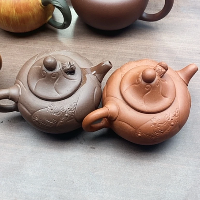 【闪购商品】红泥茶壶凹****音鱼化龙150毫升