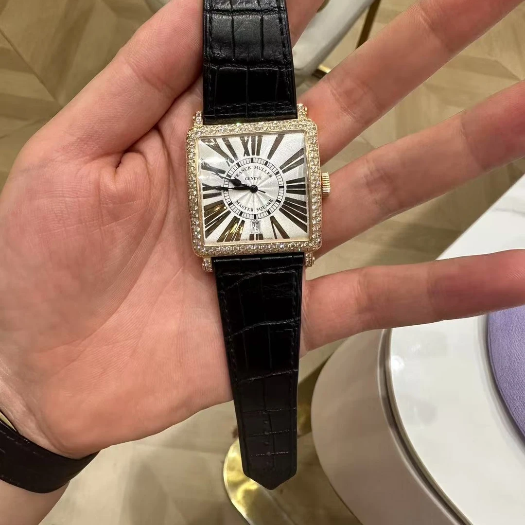 95新 Franck Muller/法兰克穆勒 法穆兰6000h玫瑰金原钻分开付
